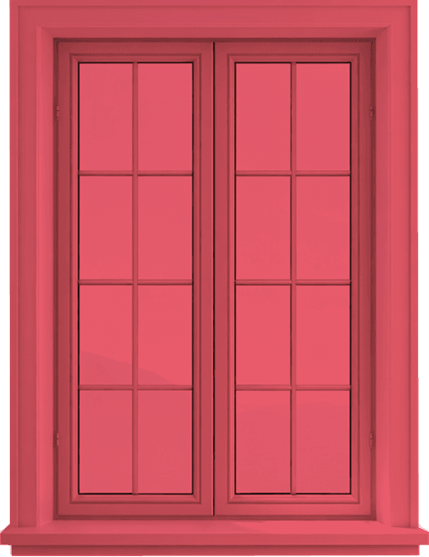 Window red Frame