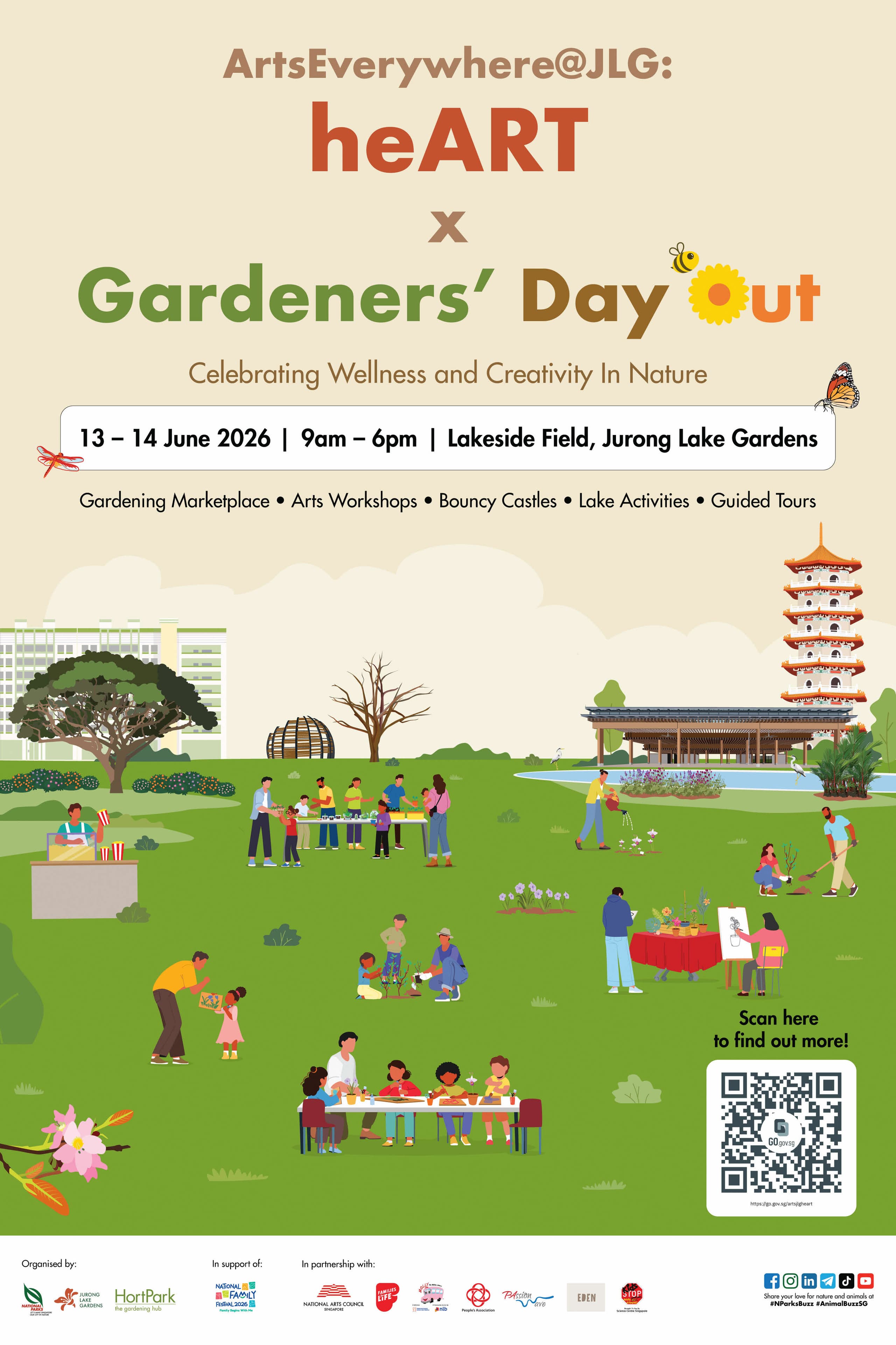 ArtsEverywhere@JLG: heART x Gardeners' Day Out background