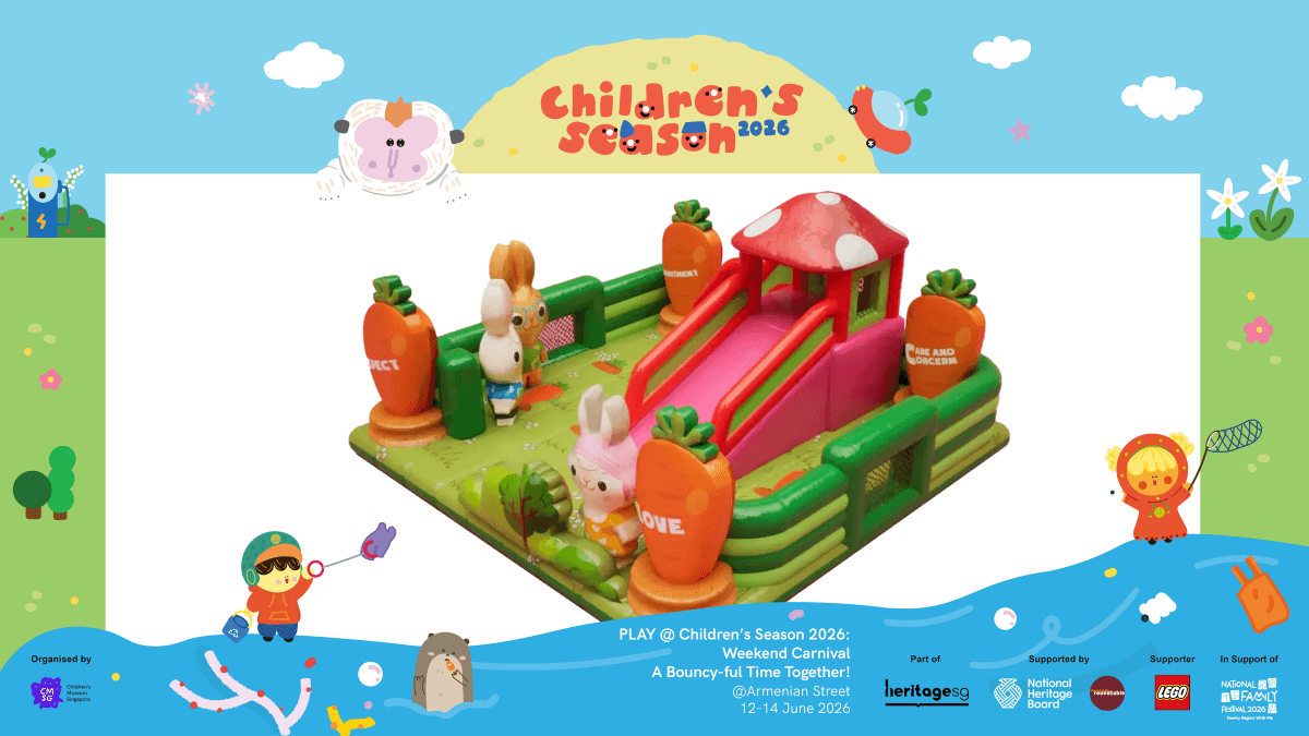 A Bouncy-ful Time Together, PLAY @ Children’s Season 2026: Weekend Carnival background